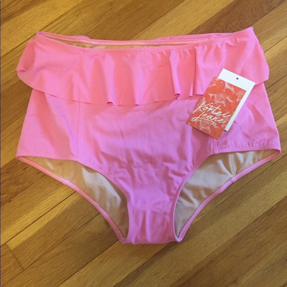 Kortni Jeane XL Peplum Rose Bloom NWT